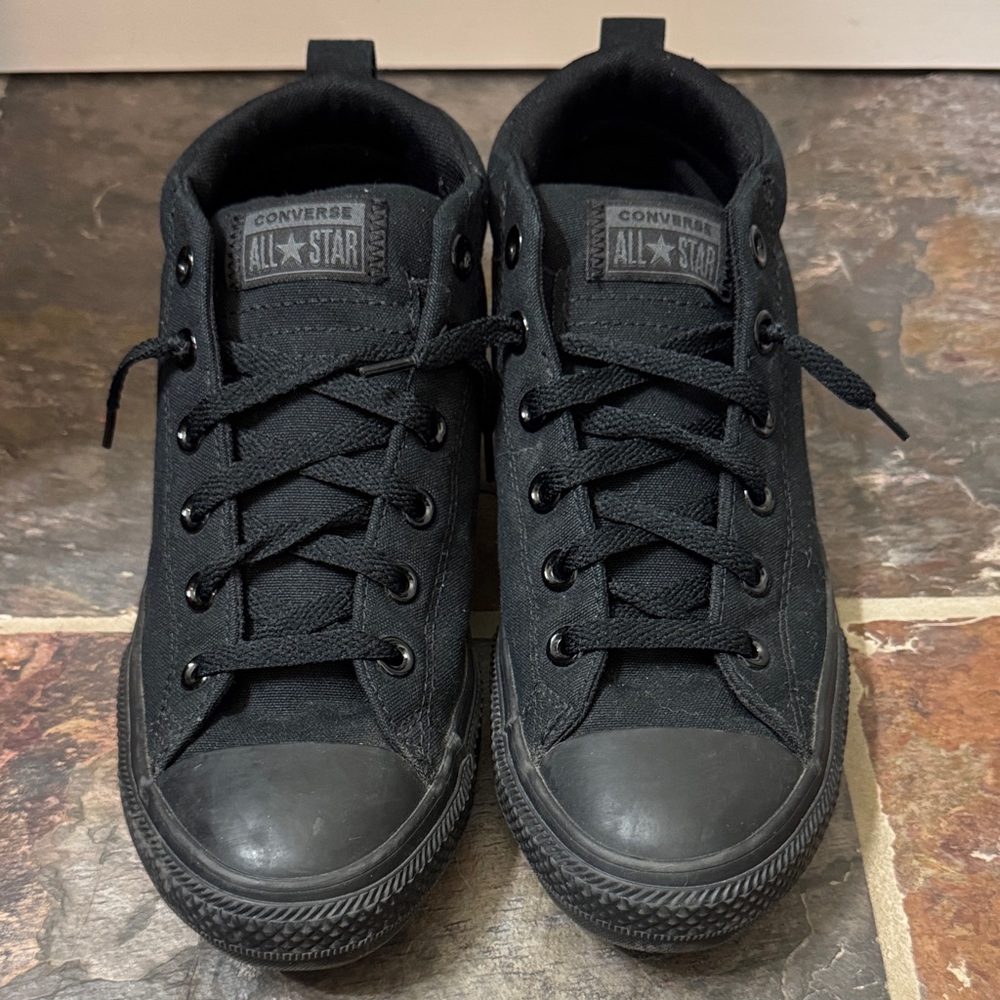 Converse all star Kids Black Canvas Sneakers